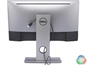 Dell-UltraSharp-24-inch-Monitor-Review-on-KitGuru-Rear-with-Cable