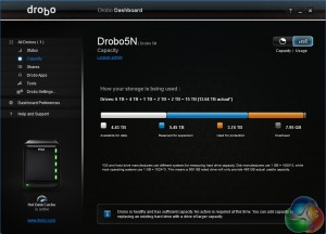 Drobo-5N-NAS-Review-on-KitGuru-Dashboard-Dual-Disk-Failure-Protect-2