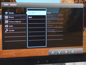 BenQ-XR3501_MainMenu-Display