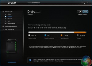 drobo-dashboard-usage