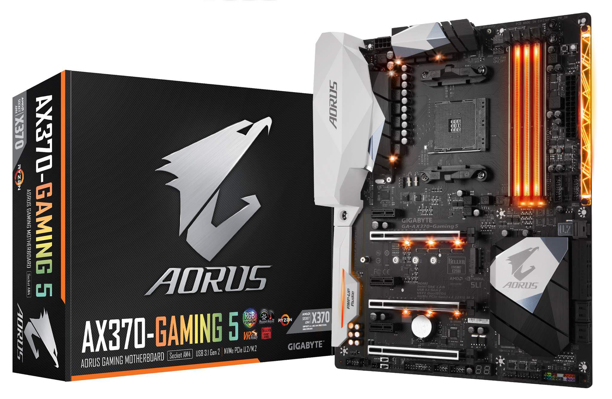 Gigabyte shows off AORUS AM4 motherboard for Ryzen CPUs