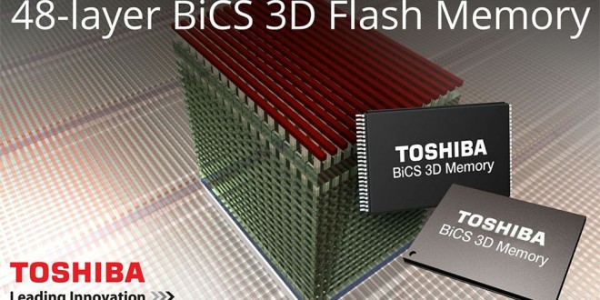 Toshiba's 48-layer BiCS 3D NAND enables fast and reliable SSDs