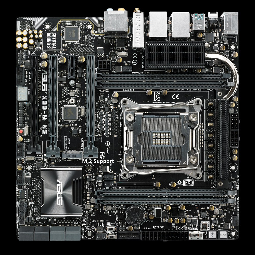 Asus unveils ultimate micro-ATX Intel X99 mainboard for ...