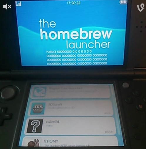 3DS can launch homebrew through the official YouTube app ...