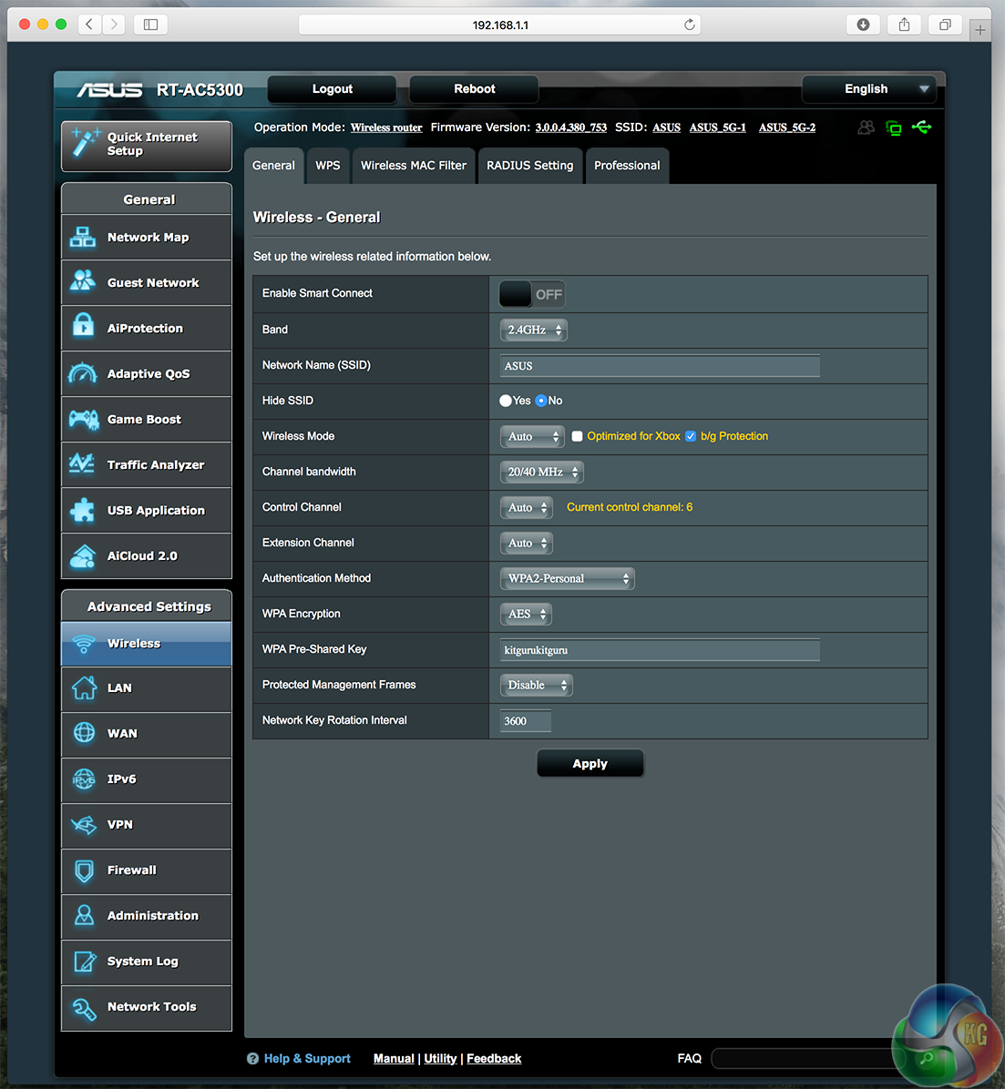 Asus RTAC5300 TriBand Gigabit Router Review KitGuru Part 3