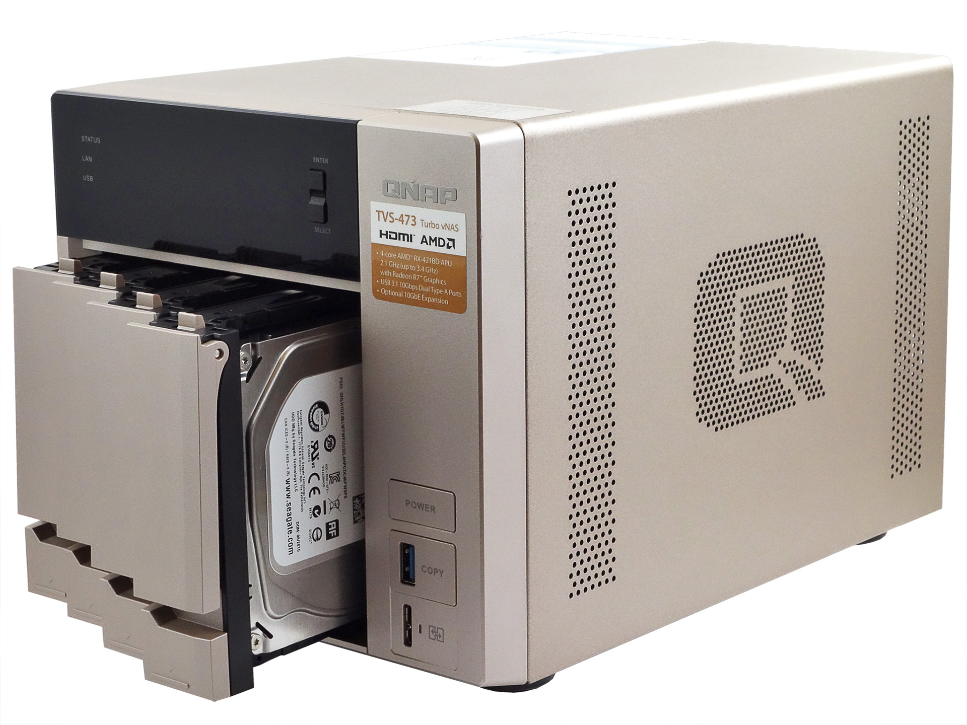 QNAP TVS-473-16G 4-Bay NAS Review | KitGuru