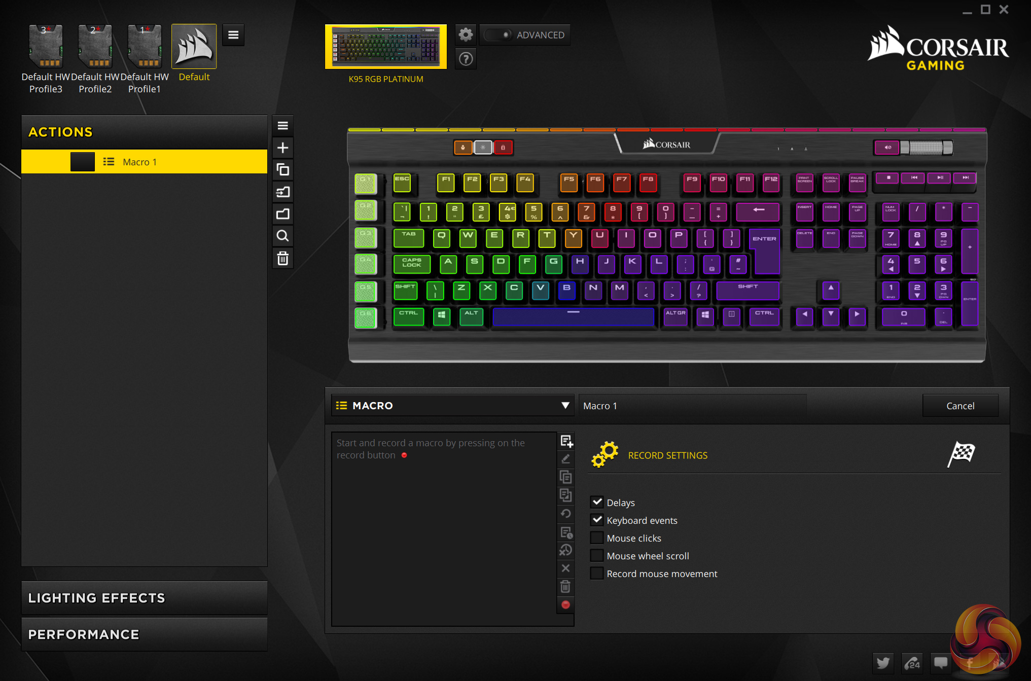 Corsair K95 RGB Platinum Keyboard Review KitGuru