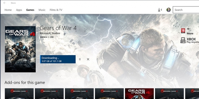 Gears of War 4 install has ballooned to 100GB+