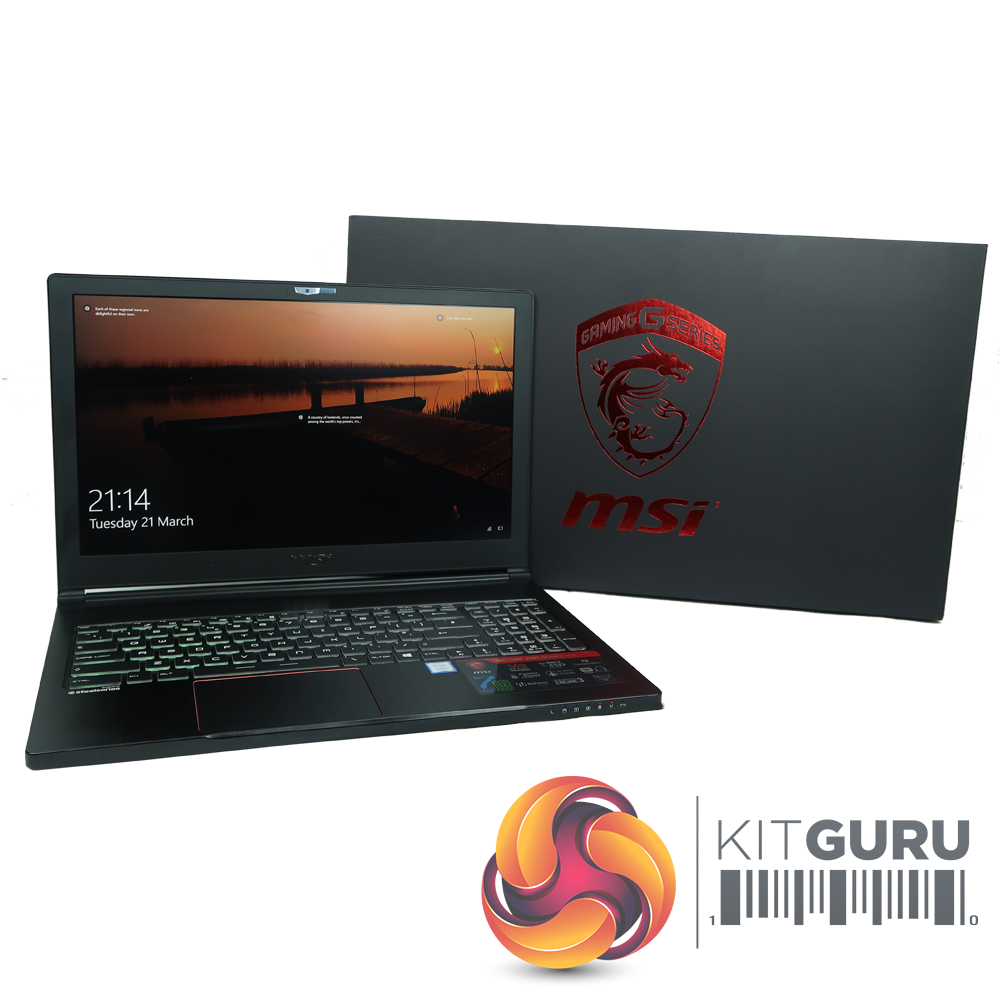 MSI GS63VR 7RF Stealth Pro 211UK (4k w/ GTX 1060) Review | KitGuru