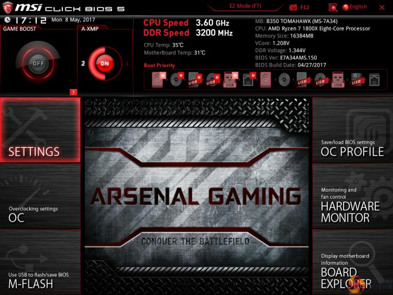MSI B350 Tomahawk (AM4) Motherboard Review – KitGuru