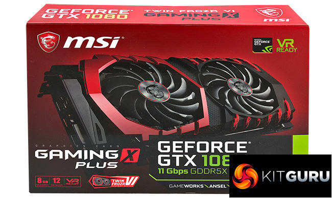 MSI GTX 1080 Gaming X Plus 8GB Review | KitGuru