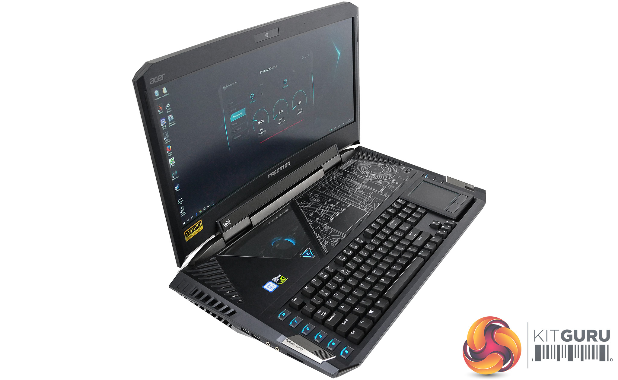 Acer Predator 21 X Laptop (21-inch curved IPS screen, 120Hz, GTX 1080 SLI)