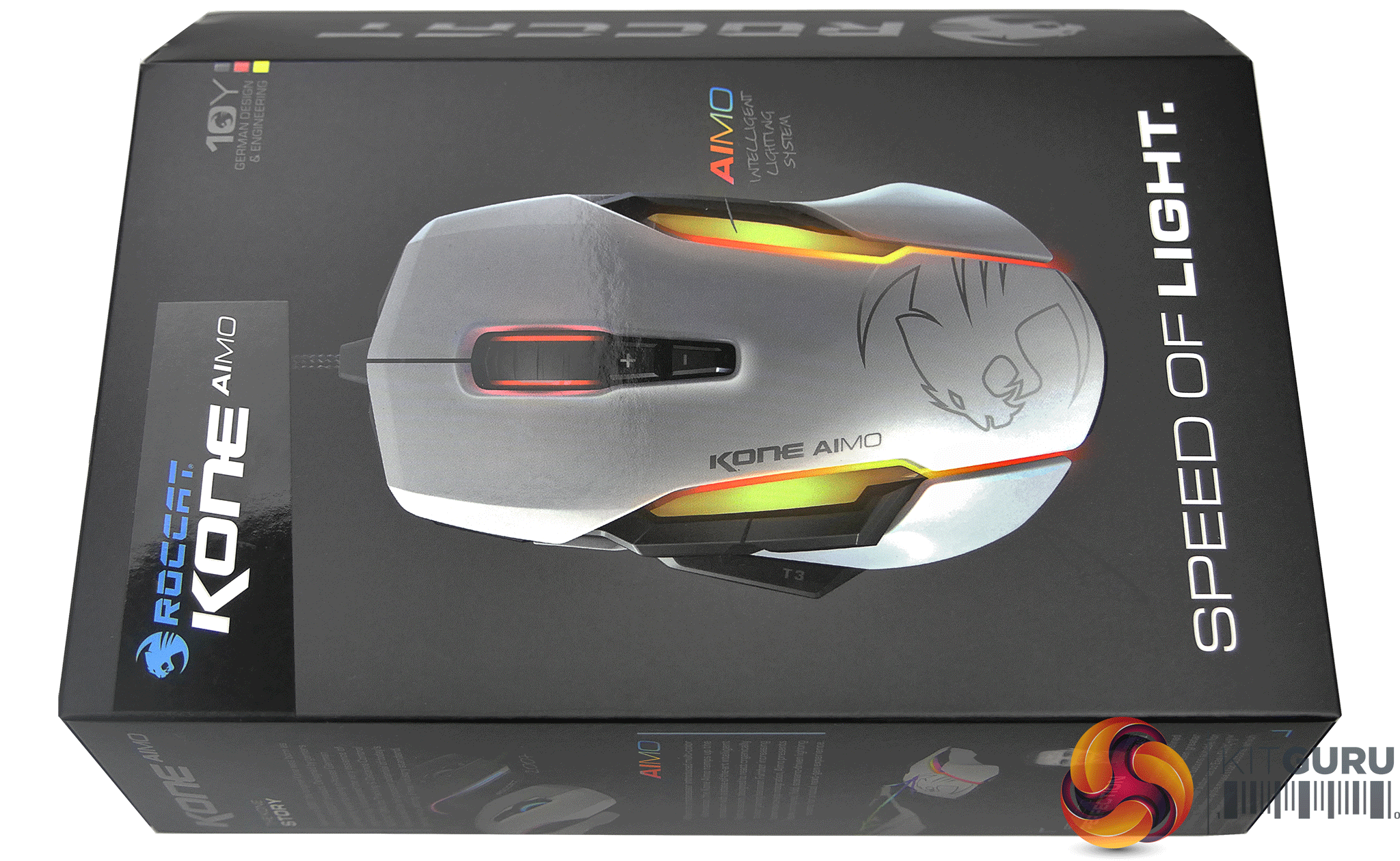 Roccat Kone Aimo Gaming Mouse With Roccat Kanga Taito Xxl Kitguru
