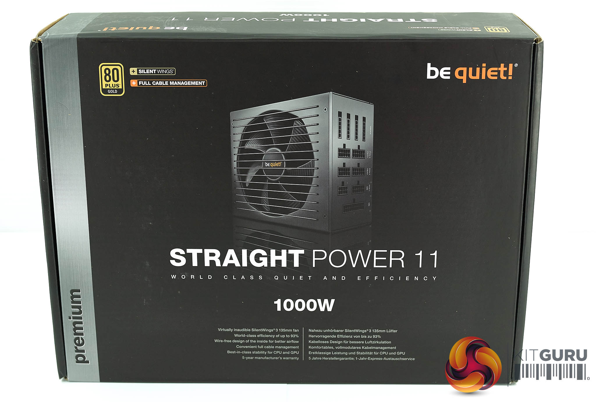 STRAIGHT POWER 11  1000W Platinum silent premium Power supplies