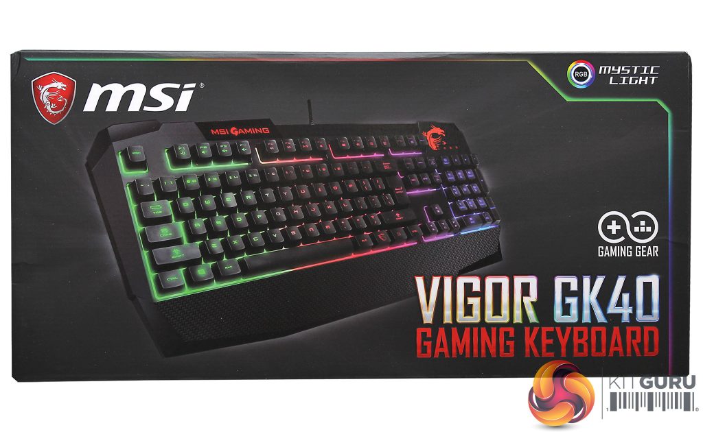 MSI Vigor GK40 RGB Gaming Keyboard Review KitGuru