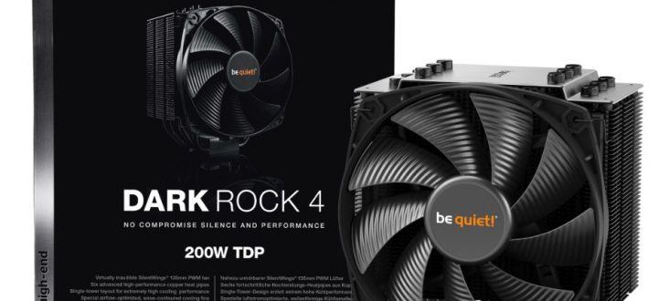 be quiet! launches Dark Rock 4 and Dark Rock Pro 4 CPU coolers