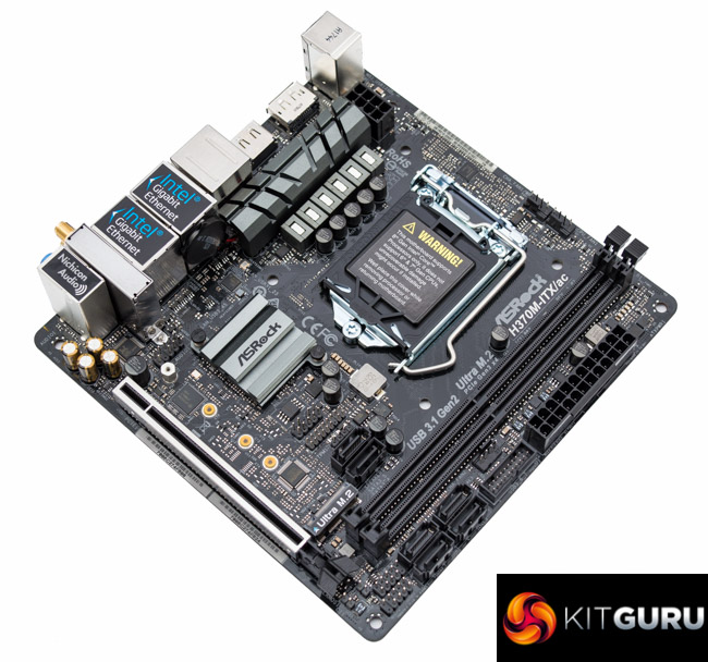 ASRock H370M-ITX/ac Motherboard Review |