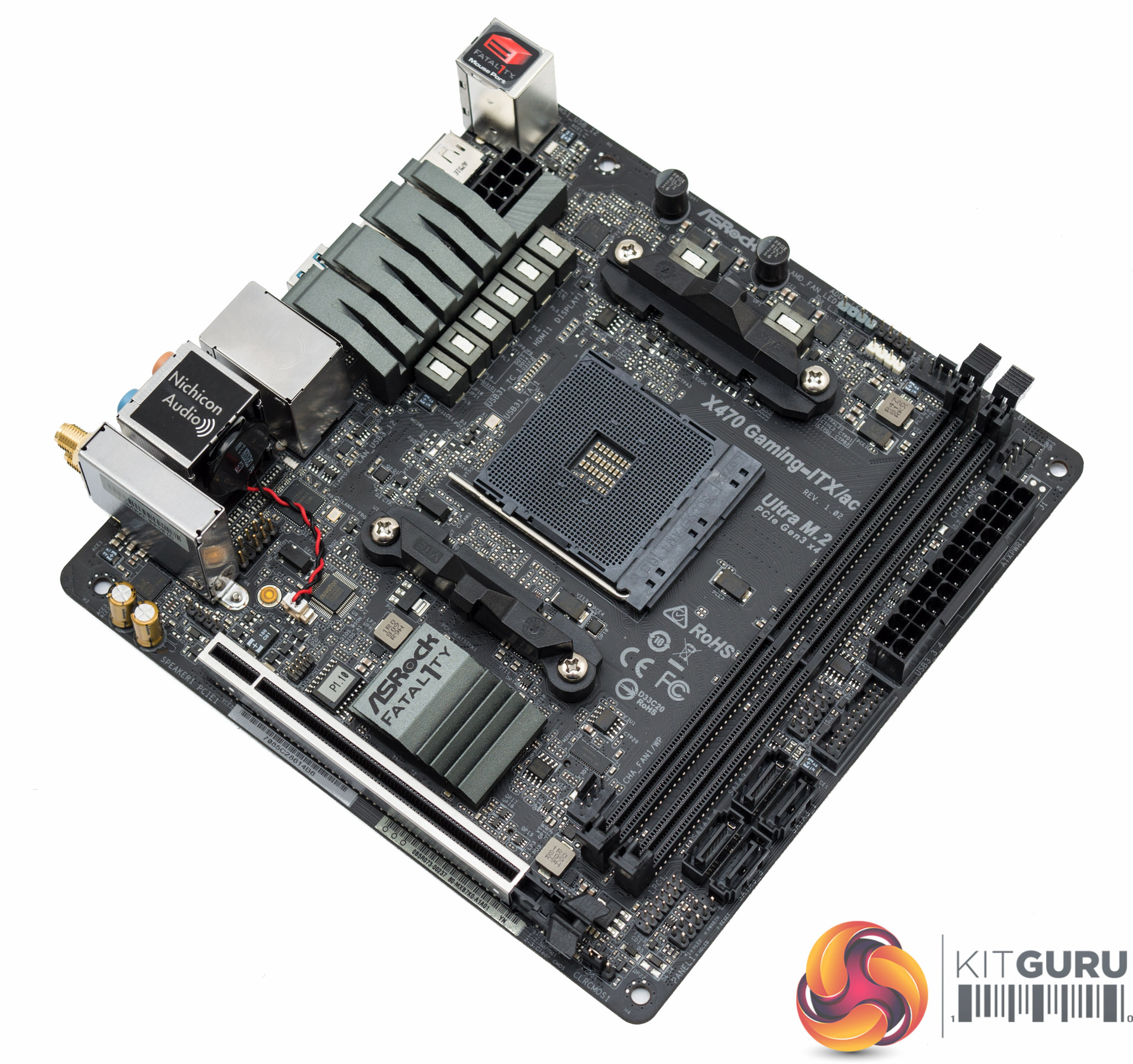 Sicilien syv Subjektiv ASRock Fatal1ty X470 Gaming-ITX/ac Motherboard Review | KitGuru