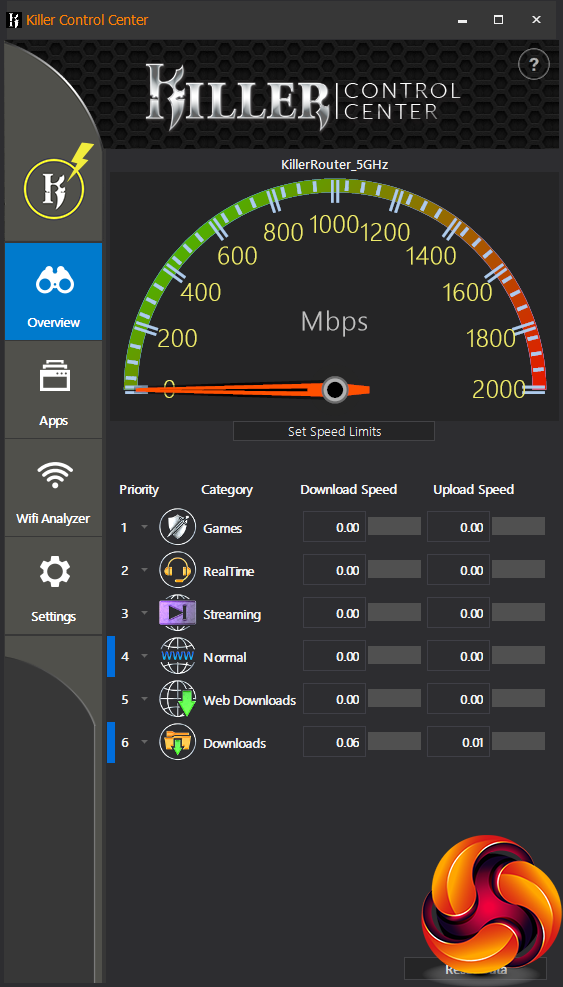 Rivet Networks Killer WirelessAC 1550 Gaming WiFi Network Adapter