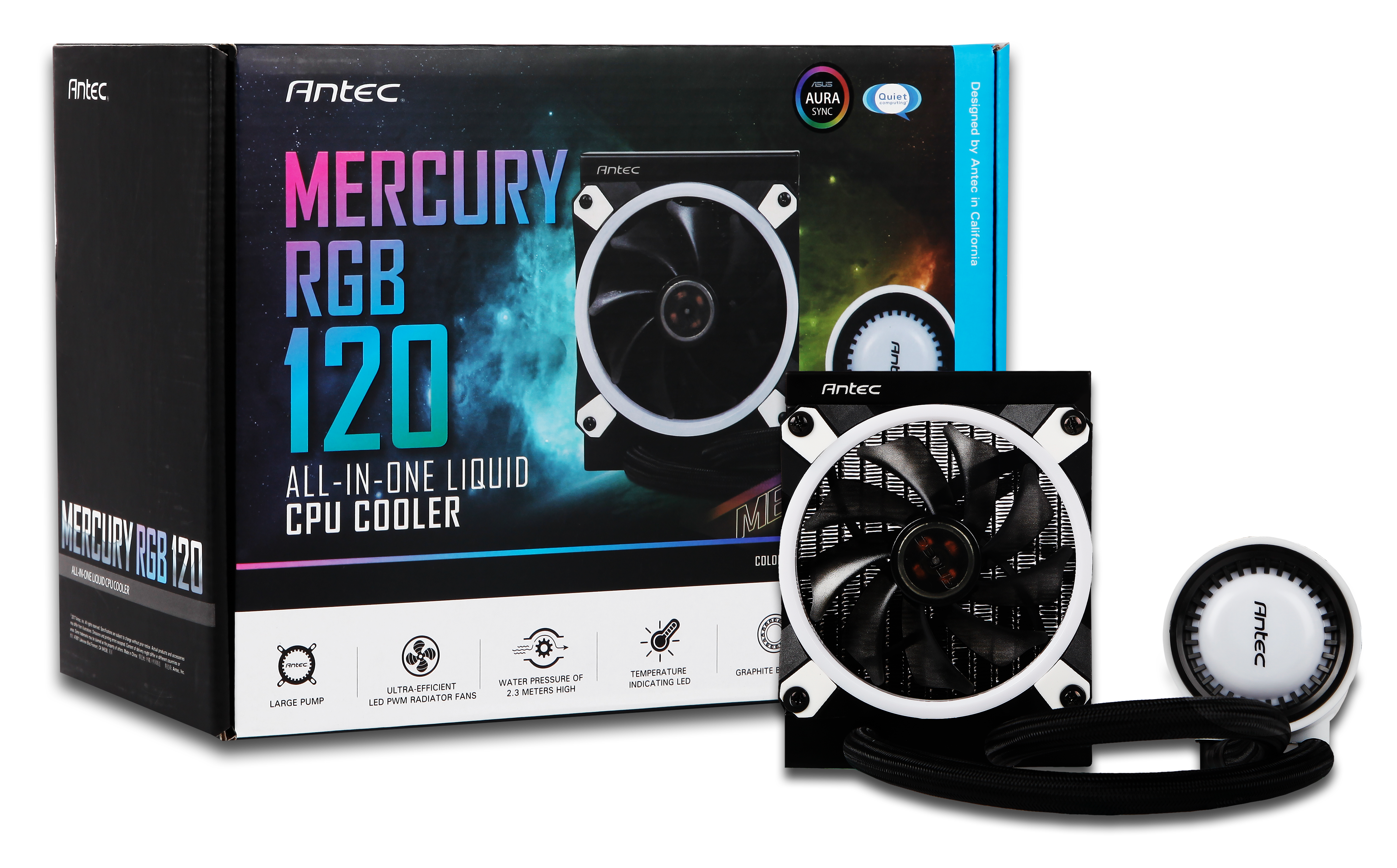 Antec launches Mercury RGB series AIO liquid coolers KitGuru