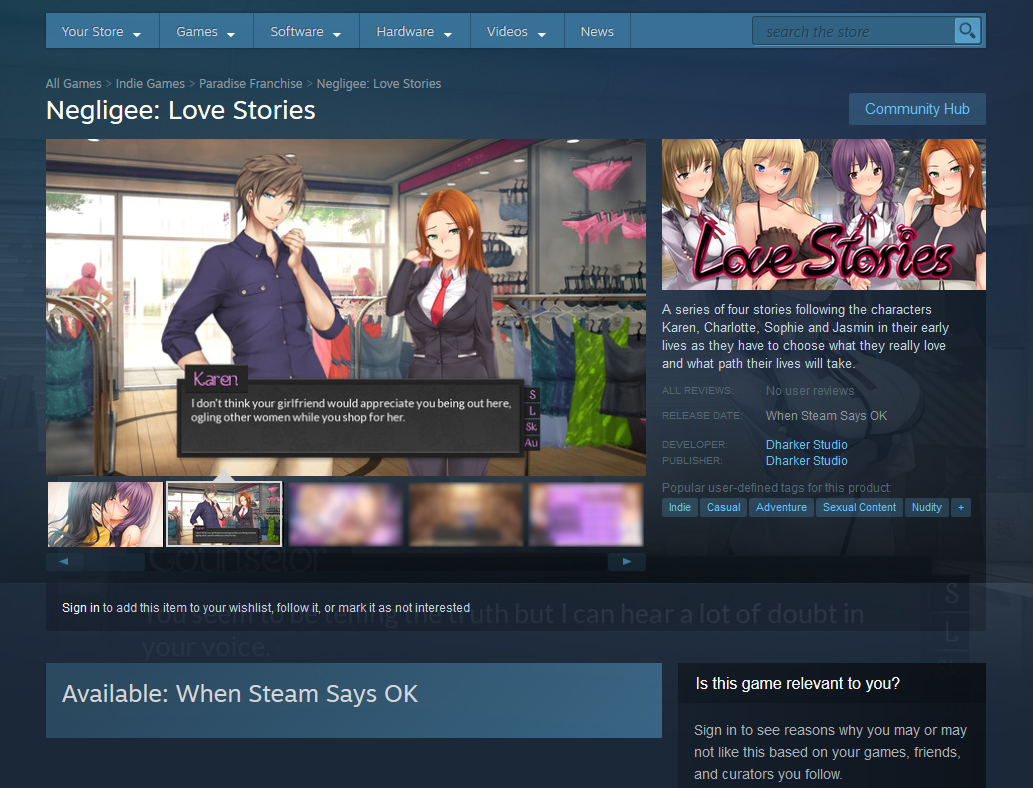 Valve Has Been Quietly Changing the Rules for Adult Games on Steam