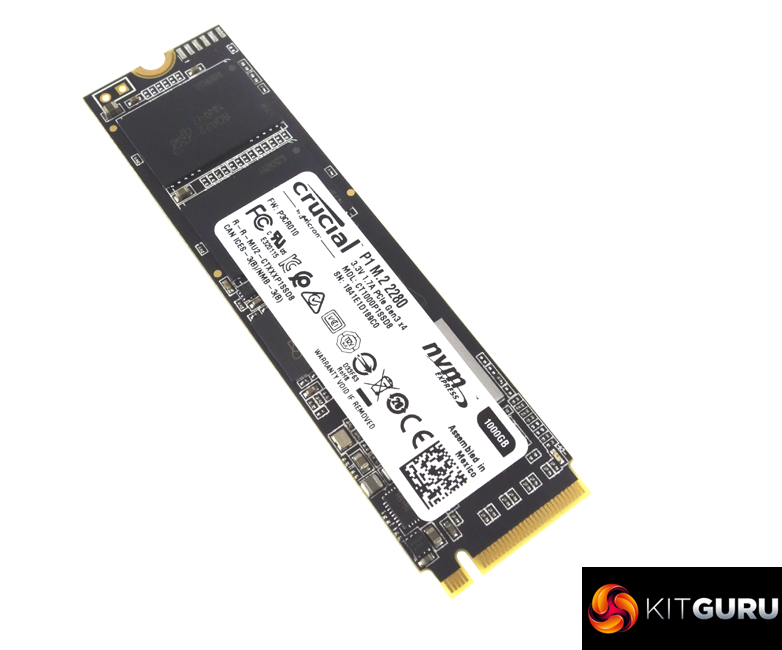 Crucial P1 1000GB NVMe SSD Review