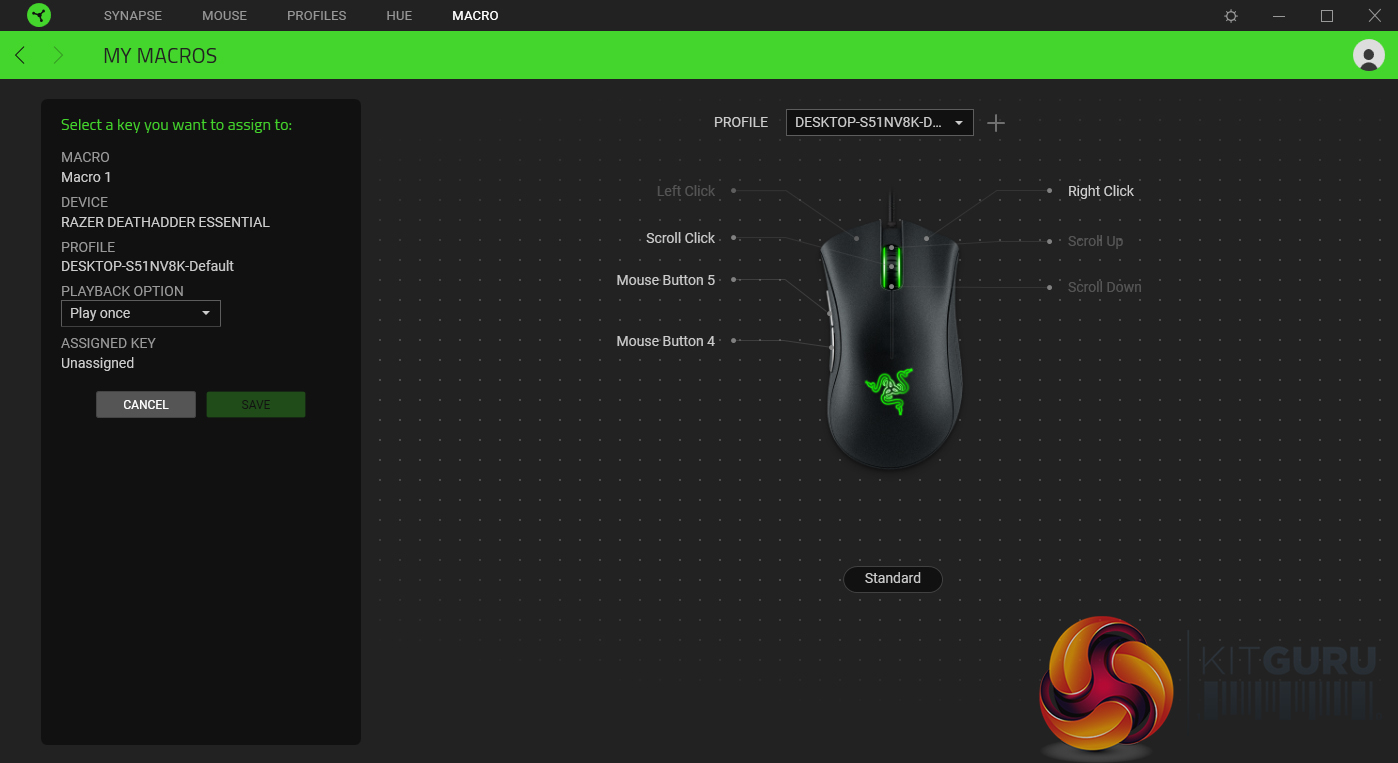 Razer deathadder essential драйвера