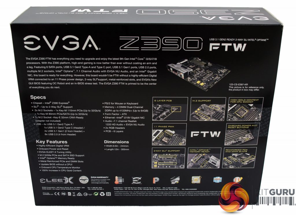 EVGA Z390 FTW Motherboard Review | KitGuru - Part 2
