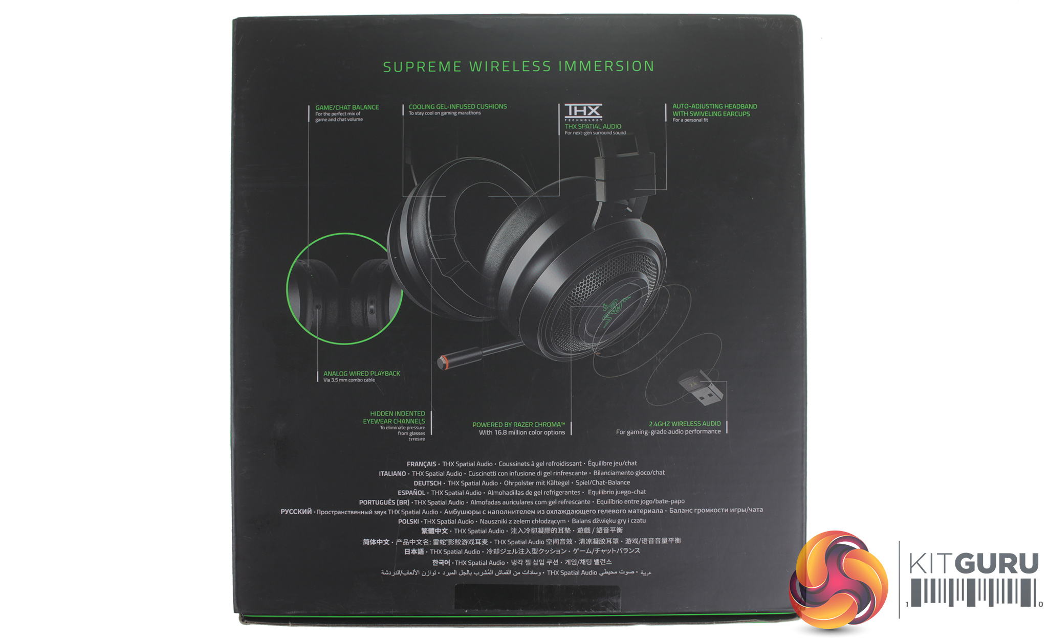 Razer Nari Wireless Gaming Headset Review Kitguru