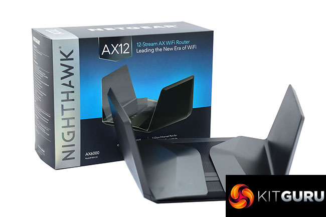 NETGEAR Nighthawk AX12/12-stream AX6000 Wi-Fi 6 Router (RAX120