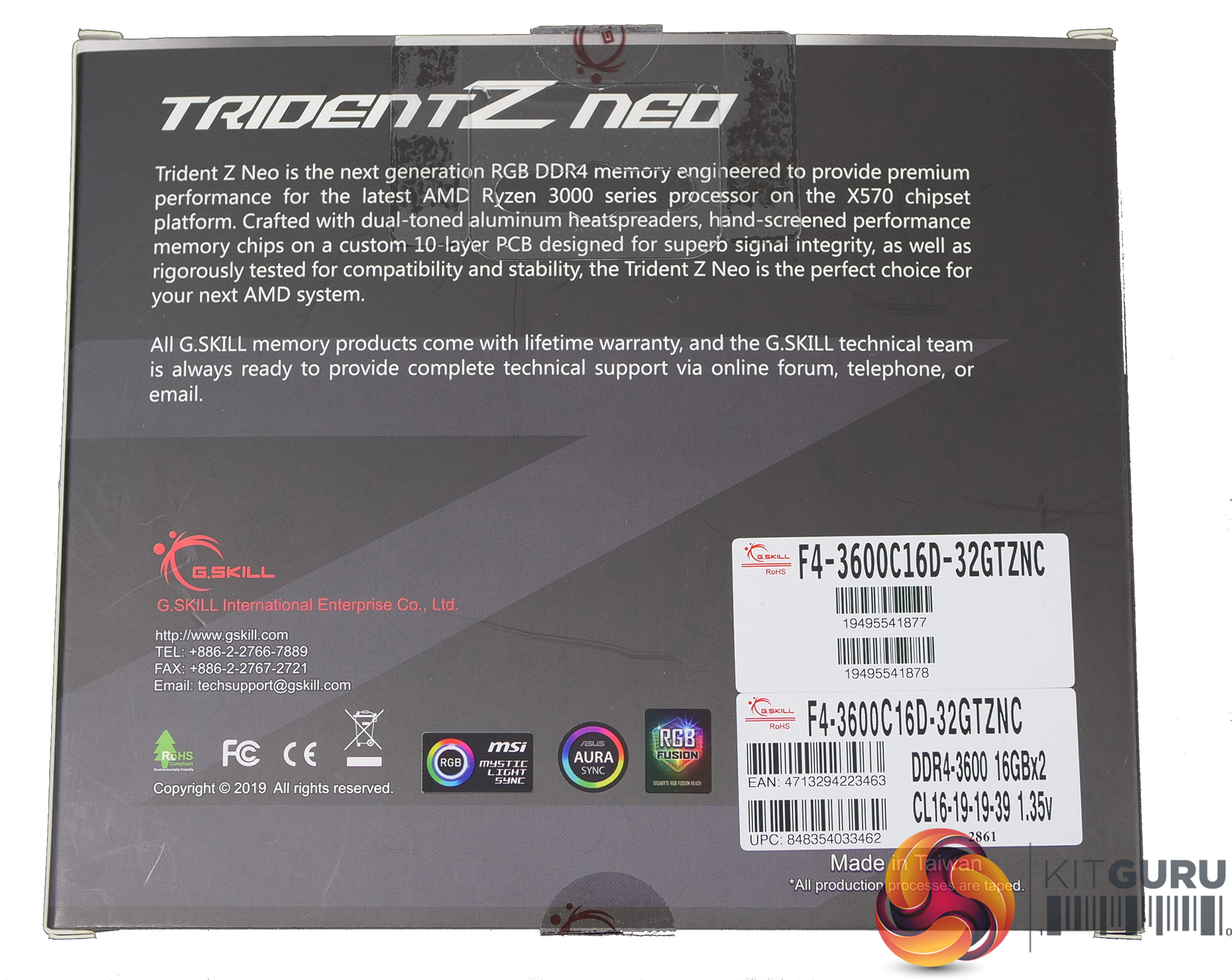 G.Skill Trident Z Neo Review – Maximum support for AMD Ryzen 3000