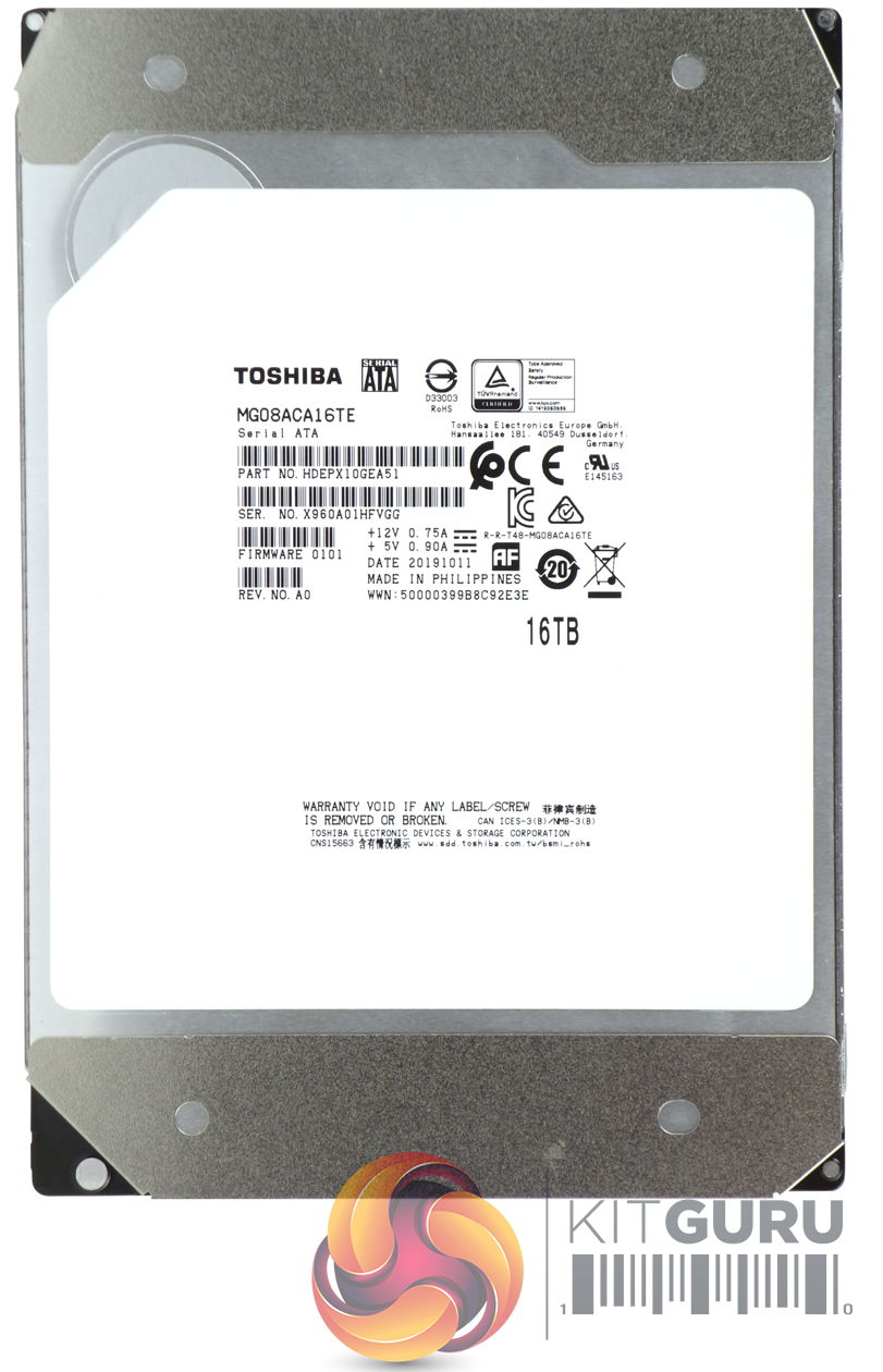 Toshiba MG08 (MG08ACA16TE) 16TB HDD Review | KitGuru