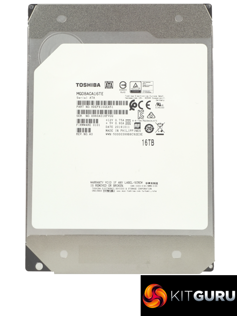 TOSHIBA MG08ACA16TE [3.5インチ内蔵HDD 16TB 7200rpm MGシリーズ 