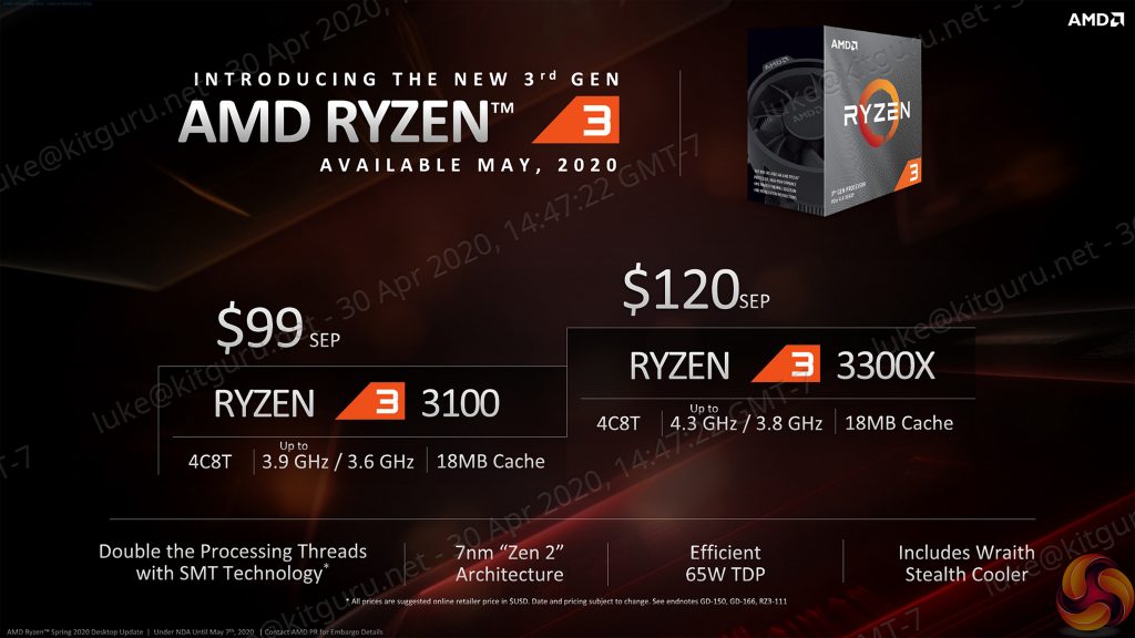 PC/タブレット PCパーツ AMD Ryzen 3 3300X & 3100 CPU Review | KitGuru