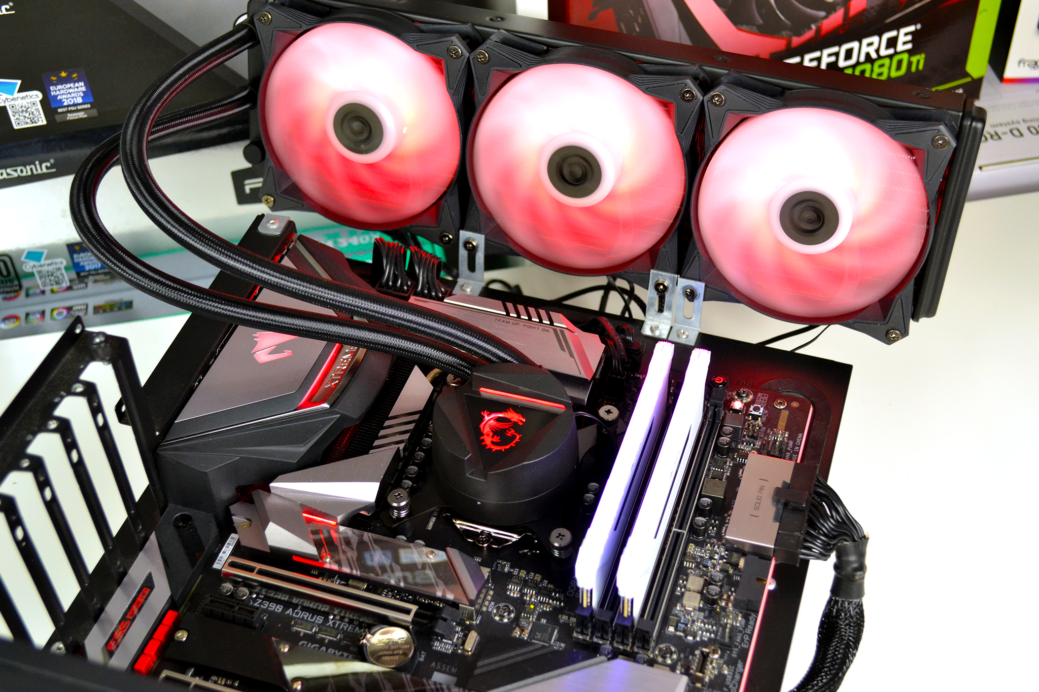 MSI MAG CoreLiquid 240R - the first compact water cooling system from MSI  under test