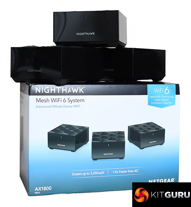 Nighthawk Mesh WiFi 6 System - MK62 Mesh WiFi System