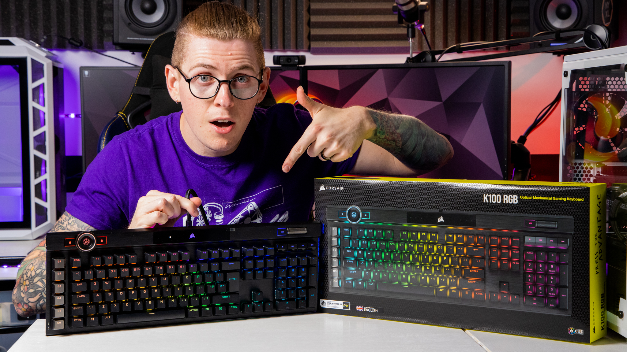 Corsair K100 Rgb Optical Mechanical Keyboard Review Kitguru