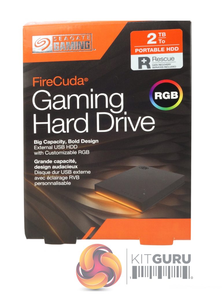 Seagate FireCuda Gaming Hard Drive RGB 2TB KitGuru