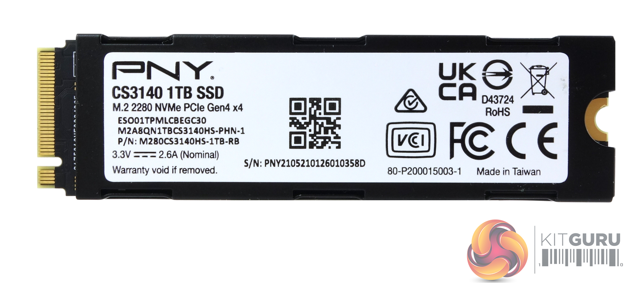 PNY CS3140 1TB NVMe SSD Review