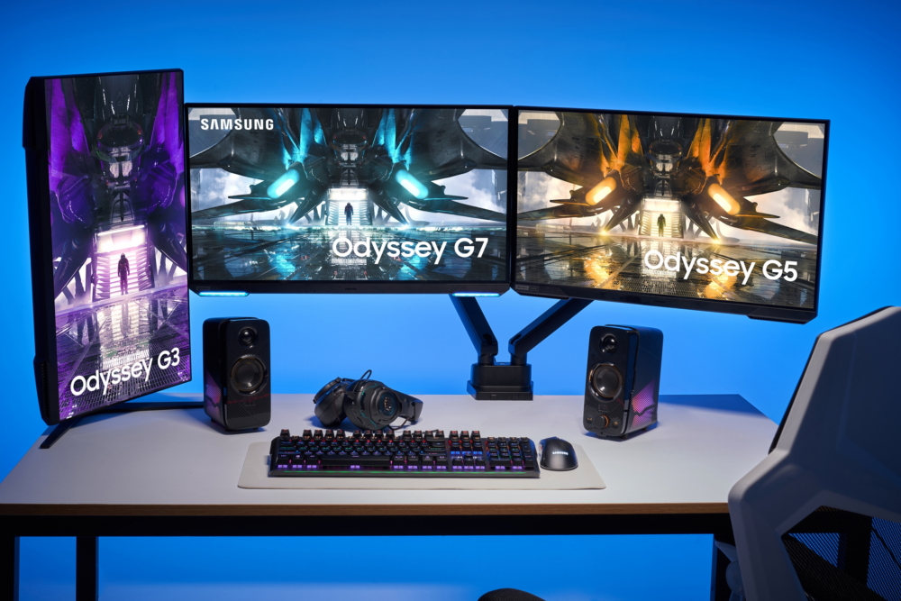 Samsung launches trio of flat-panel Odyssey gaming monitors
