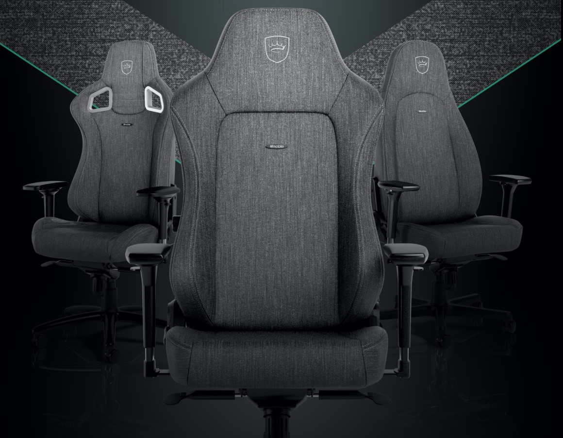 noblechairs launches new TX series fabric gaming chairs