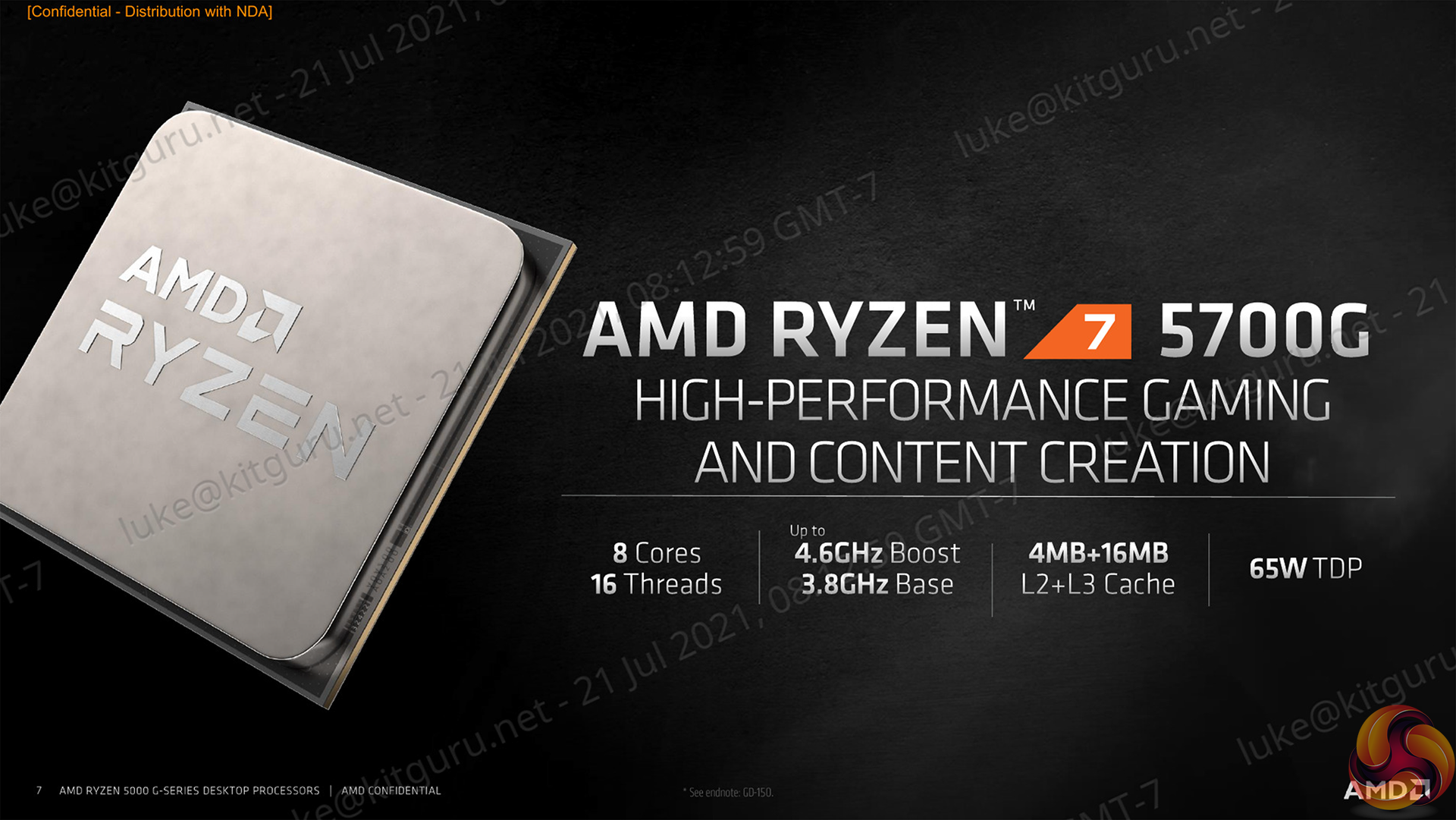 AMD Ryzen 7 5700G APU (Zen 3/Vega 8) Review