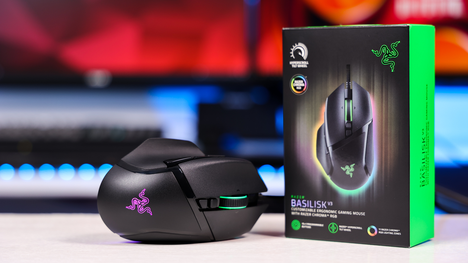 Customizable RGB Gaming Mouse - Razer Basilisk V3