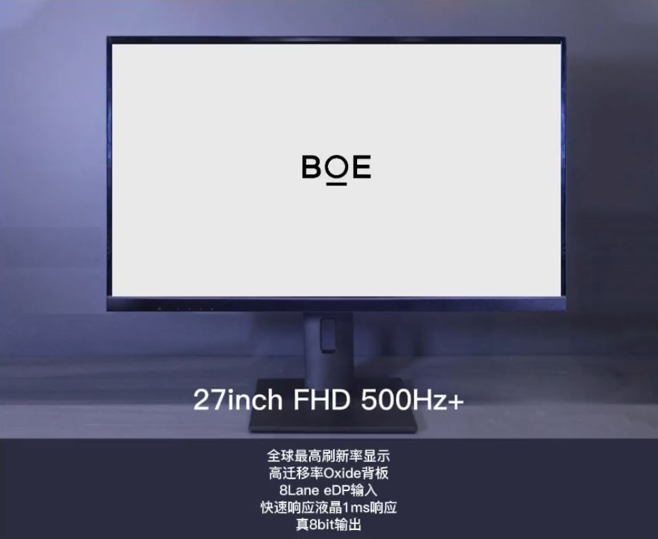 Protótipo de monitor Full HD de 500 Hz é revelado pela BOE – Tecnoblog