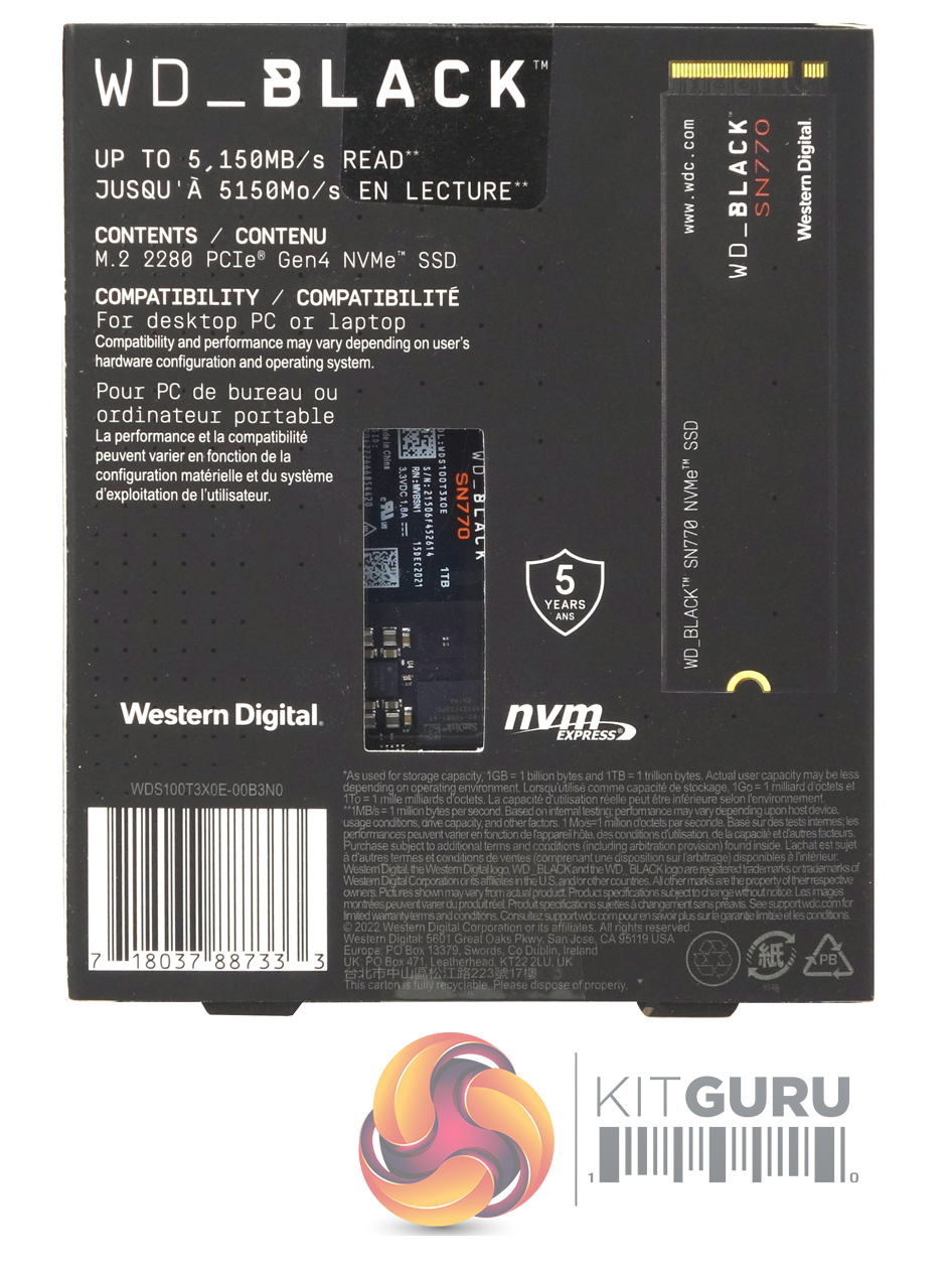 WD Black SN770 1TB SSD Review | KitGuru- Part 2