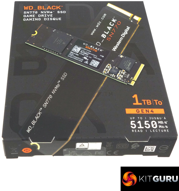 SSD 18 Part WD Black KitGuru- | Review SN770 1TB