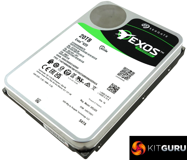 Seagate Exos X20 20TB HDD Review