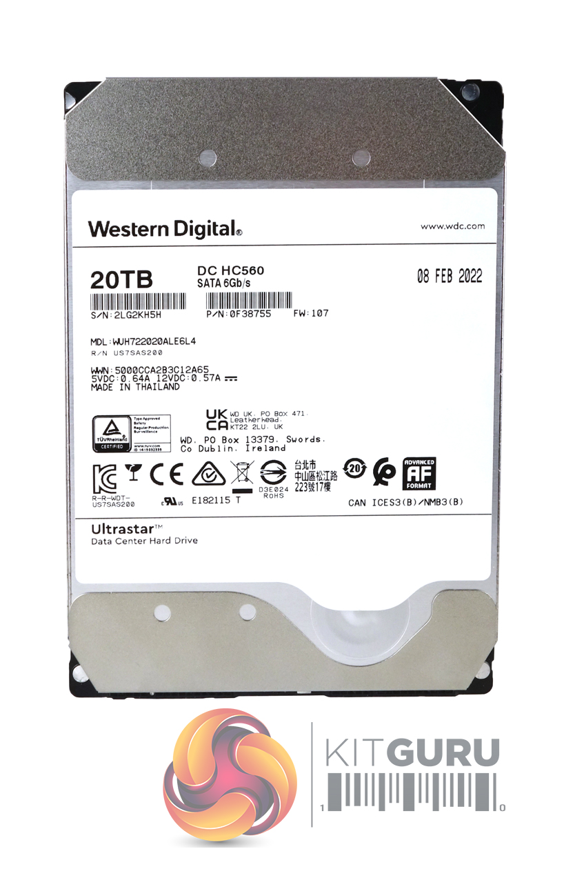 Western Digital Ultrastar DC HC560 3.5 20,5 To SATA (0F38755)