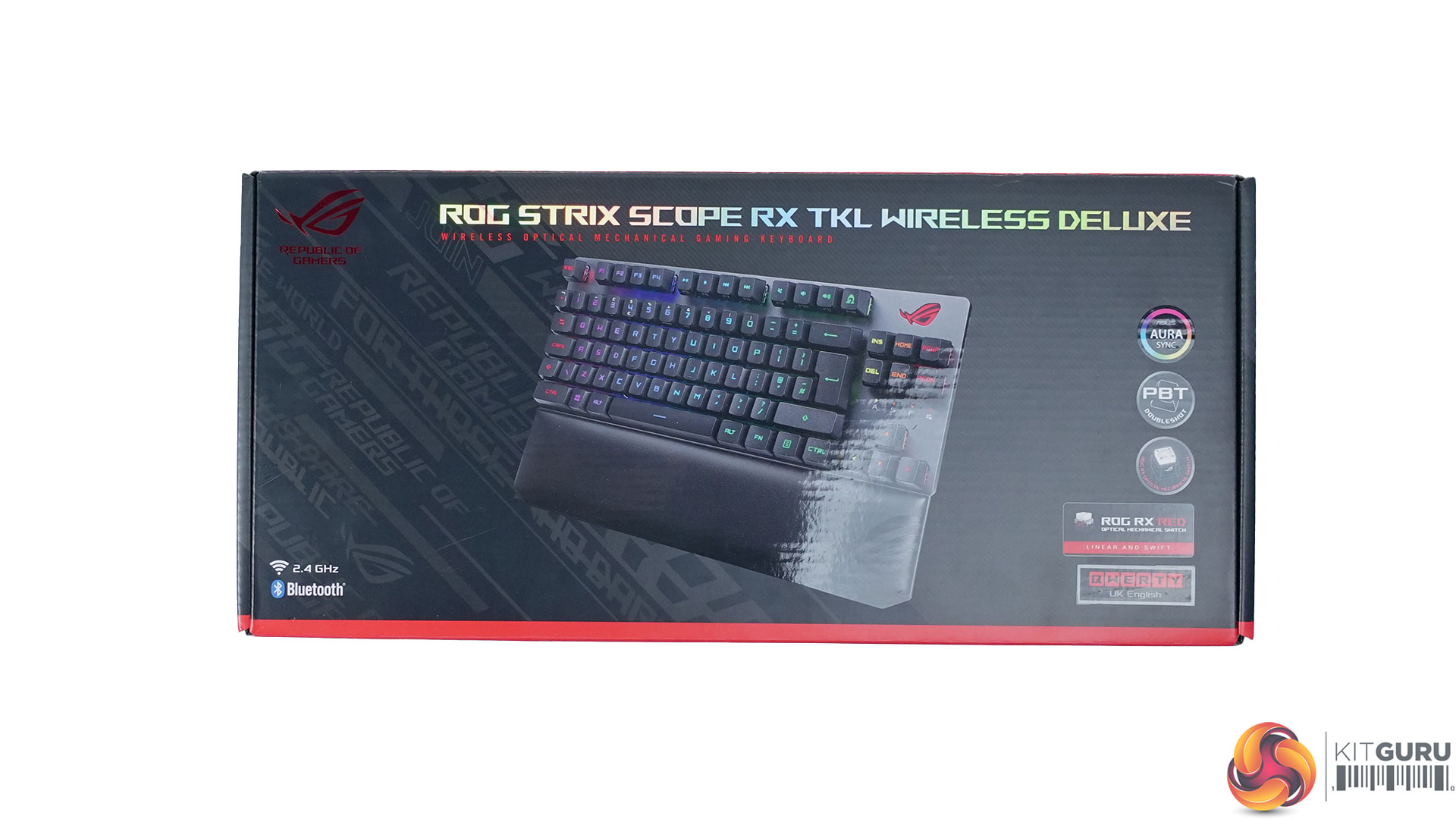 ASUS ROG Strix Scope RX TKL Wireless Deluxe - 80% Gaming Keyboard, Tri-Mode  Connectivity (2.4GHz RF, Bluetooth, Wired), ROG RX Red Optical Mechanical