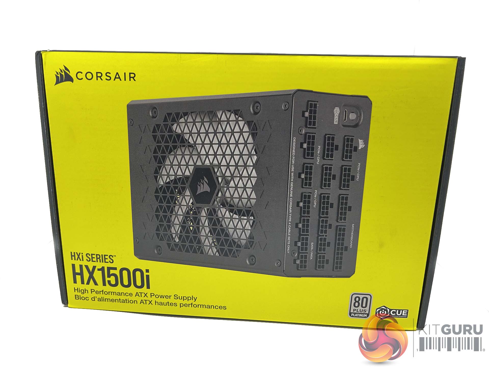 Corsair HX1000i 80+ Plat. Mod. (1000W) - Alimentation Corsair